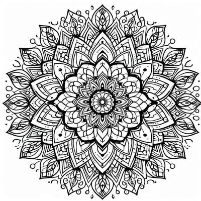 Kolorowanka Mandala