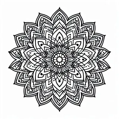 Kolorowanka Mandala